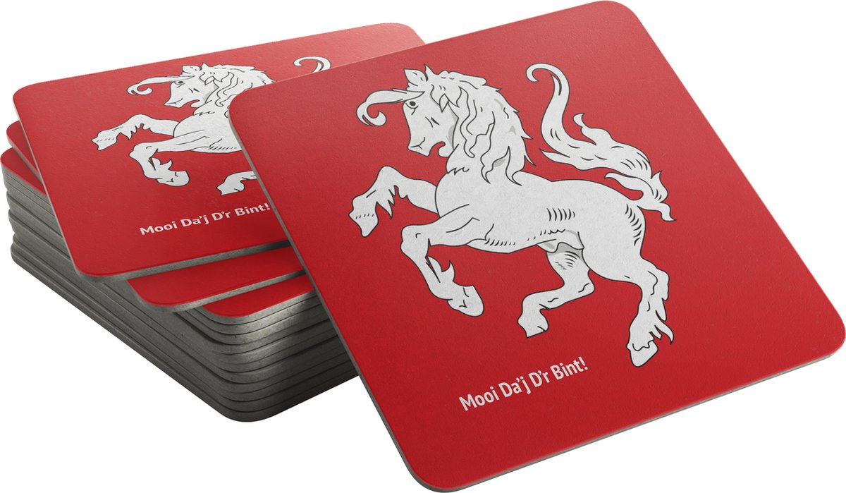 Bierviltjes Twentse Gezegden | Vlag Twente (Mix 20 stuks)